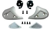 AFX - AFX Side Cover Kit for FX-50 Helmets - Silver - 0133-0582 - Image 1