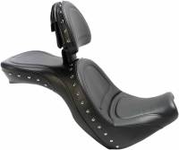 Saddlemen - Saddlemen Explorer Special Seat with Driver Backrest - Leather - H04-09-040 - Image 1