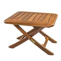 Whitecap - Whitecap Teak Small Adjustable Slat Top Table - Image 1