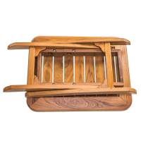 Whitecap - Whitecap Teak Small Adjustable Slat Top Table - Image 3