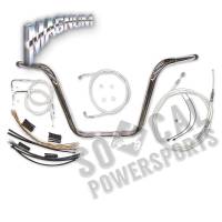 Magnum - Magnum Caliber Ape Hanger Handlebar Installation Kit - 12in. - Chrome - 38844-112 - Image 1
