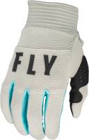 Fly Racing - Fly Racing F-16 Youth Gloves - 376-812Y2XS - Light Gray/Sky Blue - 2XS - Image 1