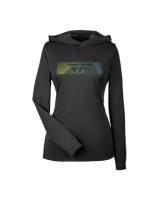 Fly Racing - Fly Racing Fly Flex Womens Hoodie - 358-00302X - Black - 2XL - Image 1