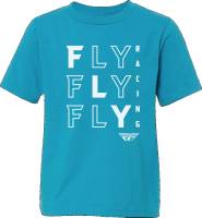 Fly Racing - Fly Racing Fly Tic Tac Toe Youth T-Shirt - 356-0171YL - Blue - Large - Image 1