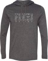 Fly Racing - Fly Racing Fly Finish Line Hoodie - 354-00652X - Dark Gray Heather - 2XL - Image 1