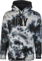 Fly Racing - Fly Racing Fly Tie-Dye Pullover Hoodie - 354-02602X - Black/Gray - 2XL - Image 1