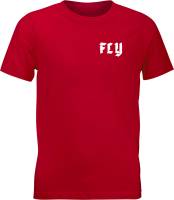 Fly Racing - Fly Racing Moto Mind Youth T-Shirt - 352-0432YL - Red - Large - Image 1
