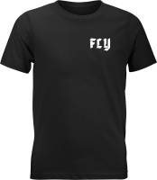 Fly Racing - Fly Racing Moto Mind Youth T-Shirt - 352-0430YL - Black - Large - Image 1