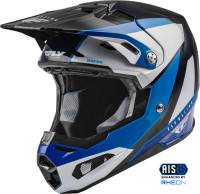 Fly Racing - Fly Racing Formula Carbon Prime Helmet - 73-44302X - Blue/White/Blue Carbon - 2XL - Image 1