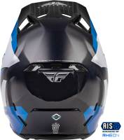 Fly Racing - Fly Racing Formula Carbon Prime Helmet - 73-44302X - Blue/White/Blue Carbon - 2XL - Image 2