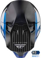 Fly Racing - Fly Racing Formula Carbon Prime Helmet - 73-44302X - Blue/White/Blue Carbon - 2XL - Image 3