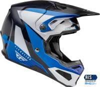 Fly Racing - Fly Racing Formula Carbon Prime Helmet - 73-44302X - Blue/White/Blue Carbon - 2XL - Image 4