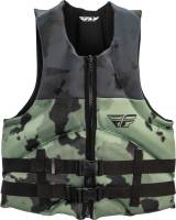 Fly Racing - Fly Racing Neoprene Flotation Vest - 142424-400-010-20 - Sage/Black - X-Small - Image 1