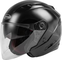 G-Max - G-Max OF-77 Solid Helmet - O1770023 - Black - X-Small - Image 1