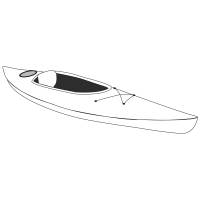 Carver by Covercraft - Carver Performance Poly-Guard Specialty Sock Cover f/10.5&#39; Recreational Kayaks - Grey - Image 2