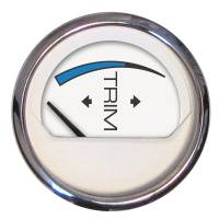 Faria Beede Instruments - Faria Chesapeake White SS 2" Trim Gauge (OMC Cobra (&#39;93 - &#39;94) &amp; Volvo SX - MD Models) - Image 1