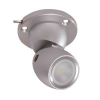 Lumitec - Lumitec GAI2 Warm White Dimming - Heavy-Duty Base w/Built-In Switch - Brushed Housing - Image 1