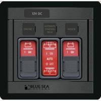 Blue Sea Systems - Blue Sea 1147 Remote Control Panel w/(2)2145 & (1)2146 Remote Control Contura Switch - Image 1