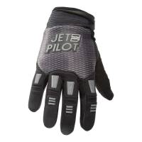 Jetpilot - Jetpilot Hold Fast Full Gloves - JP22300BLKGRYL - Black/Gray - Large - Image 1