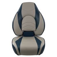 Springfield Marine - Springfield Fish Pro High Back Folding Seat - Blue/Grey - Image 4