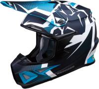 Moose Racing - Moose Racing FI Agroid Helmet - 0110-6705 - Navy/Light Blue - X-Small - Image 1