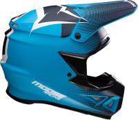 Moose Racing - Moose Racing FI Agroid Helmet - 0110-6705 - Navy/Light Blue - X-Small - Image 3