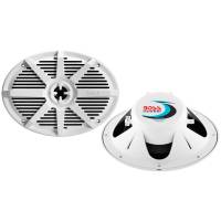 Boss Audio - Boss Audio MR692W 6" x 9" 2-Way 350W Marine Full Range Speaker - White - Pair - Image 1