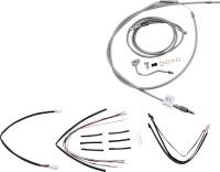 Burly Brand - Burly Brand Handlebar Cable/Line Install Kit - Stainless Steel - B30-1158 - Image 1