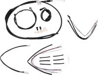 Burly Brand - Burly Brand Handlebar Cable/Line Install Kit - Black - B30-1172 - Image 1