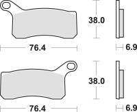 SBS - SBS SI Sintered Brake Pads - 866SI - Image 2