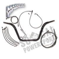 Magnum - Magnum Caliber Ape Hanger Handlebar Installation Kit - 16in. - Black - 48878-116 - Image 1