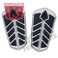 Kuryakyn - Kuryakyn Spear Passenger Floorboard Inserts - Chrome - 5656 - Image 1