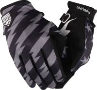 Thrashin Supply Company - Thrashin Supply Company Stealth American Print Gloves - SV1-13-08 - Black/Gray - Small - Image 1