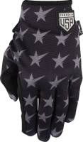 Thrashin Supply Company - Thrashin Supply Company Stealth American Print Gloves - SV1-13-08 - Black/Gray - Small - Image 2