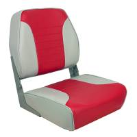 Springfield Marine - Springfield Economy Multi-Color Folding Seat - Grey/Red - Image 1