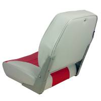 Springfield Marine - Springfield Economy Multi-Color Folding Seat - Grey/Red - Image 2