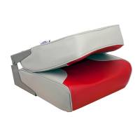 Springfield Marine - Springfield Economy Multi-Color Folding Seat - Grey/Red - Image 3