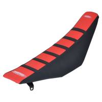 SDG - SDG 6-Rib Gripper Seat Cover - Red Top/Black Sides/Black Ribs - 95937KRK - Image 1