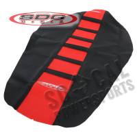 SDG - SDG 6-Rib Gripper Seat Cover - Red Top/Black Sides/Black Ribs - 95937KRK - Image 2