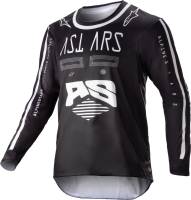 Alpinestars - Alpinestars Racer Found Kids Jerseys - 3731623-10-XXS - Black - 2XS - Image 1
