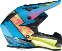 Z1R - Z1R F.I. Mips Fractal Youth Helmet - 0111-1514 - Matte Blue/Hi-Vis - Small - Image 3