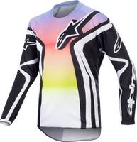 Alpinestars - Alpinestars Racer Semi Youth Jersey - 3771523-1152-LG - Black/Multi Color - Large - Image 1