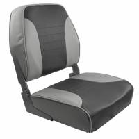 Springfield Marine - Springfield Economy Multi-Color Folding Seat - Grey/Charcoal - Image 1