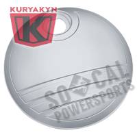 Kuryakyn - Kuryakyn Tri-Line Fuel Door - Chrome - 6968 - Image 1
