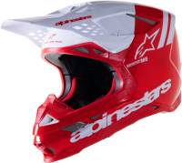 Alpinestars - Alpinestars Supertech M8 Radium 2 Helmet - 8301523-3012-2X - Bright Red/White Glossy - 2XL - Image 1