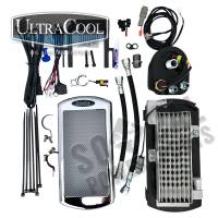 UltraCool - UltraCool Above Regulator Mounted Oil Cooler Kit - Chrome - ST-1C - Image 1