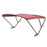 SureShade - SureShade Power Bimini - Black Anodized Frame - Burgandy Fabric - Image 1