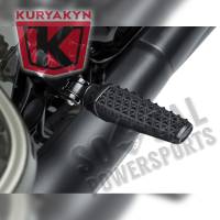 Kuryakyn - Kuryakyn Thresher Pegs with Male Mount Adapters - Satin Black - Pair - 5953 - Image 2