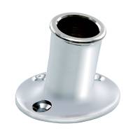 Whitecap - Whitecap Top-Mounted Flag Pole Socket CP/Brass - 3/4" ID - Image 1