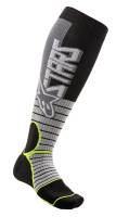 Alpinestars - Alpinestars MX Pro Socks - 4701520-905-L - Gray/Yellow - Large - Image 1